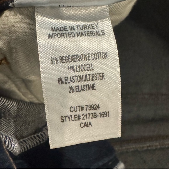 Citizens Of Humanity Caia High Rise Straight Leg Jeans Regency Dark Wash Size 28 - Picture 13 of 14